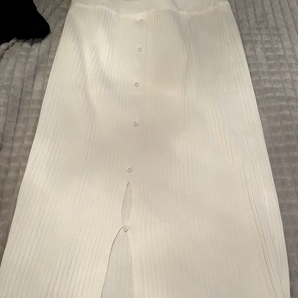 White skirt